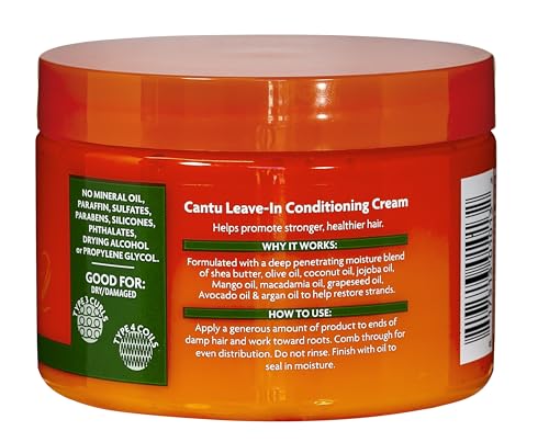 Cantu Natural Leave-In Conditioning Cream 340g - Image 3