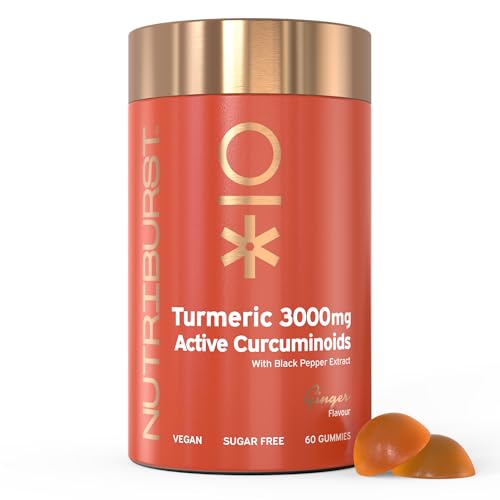 Nutriburst Turmeric & Pepper • Anti-Inflammatory • Vegan & Sugar Free Gummy
