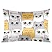 Bella Animale Gatto Stampa Raso Federa Morbido Cuscino Copre per Capelli e Pelle Formato Standard 50* 26 Pollici Busta Chiusura Federa