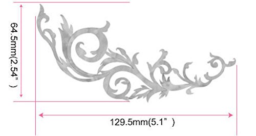 Inlay Sticker Decals for Guitar Bass - L&R Set Gothic Line -WS