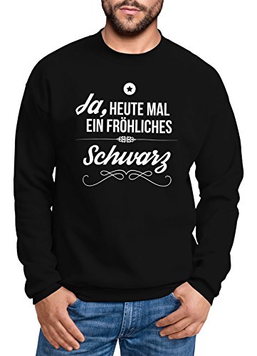 Sweat-shirt homme idée cadeau pull humoristique noir sans capuche original