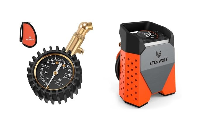 ETENWOLF Tire Pressure Gauge for Cars and S3 Tire Inflator