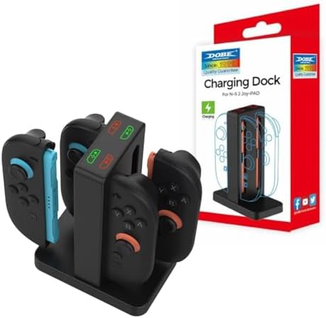 Dock de Carregamento Carregador Magnético Led Compatível com Nint...