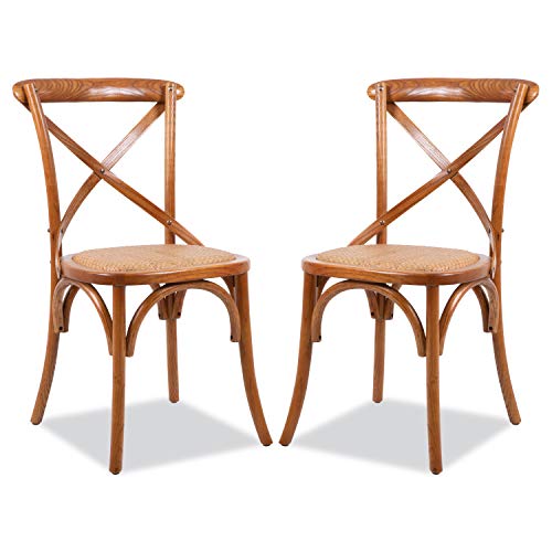 Edgemod Cafton Crossback Walnut (Set of 2) Dining Chair