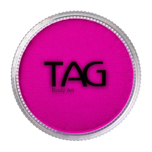 TAG Professional Face and Body Paint Regular Fuchsia 32gm non-toxic hypoallergenic easy to wash off ideal for Kids Parties Halloween Cosplay and Events