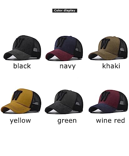 Gorra de béisbol bordada estilo camionero de algodón miniatura 3