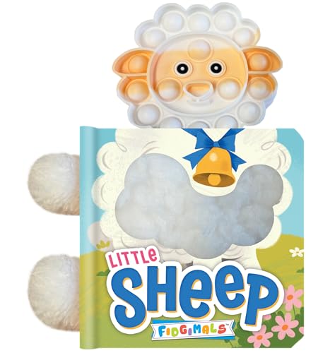 Fidgimals Little Sheep Animal Baby Book | Sensory Board Book with...