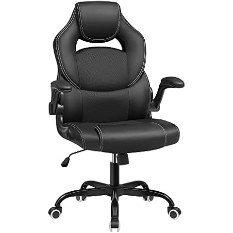 SONGMICS Silla Gaming Ergonómica Apoyacabezas y Apoyabrazos Negro OBG059B01 Cover
