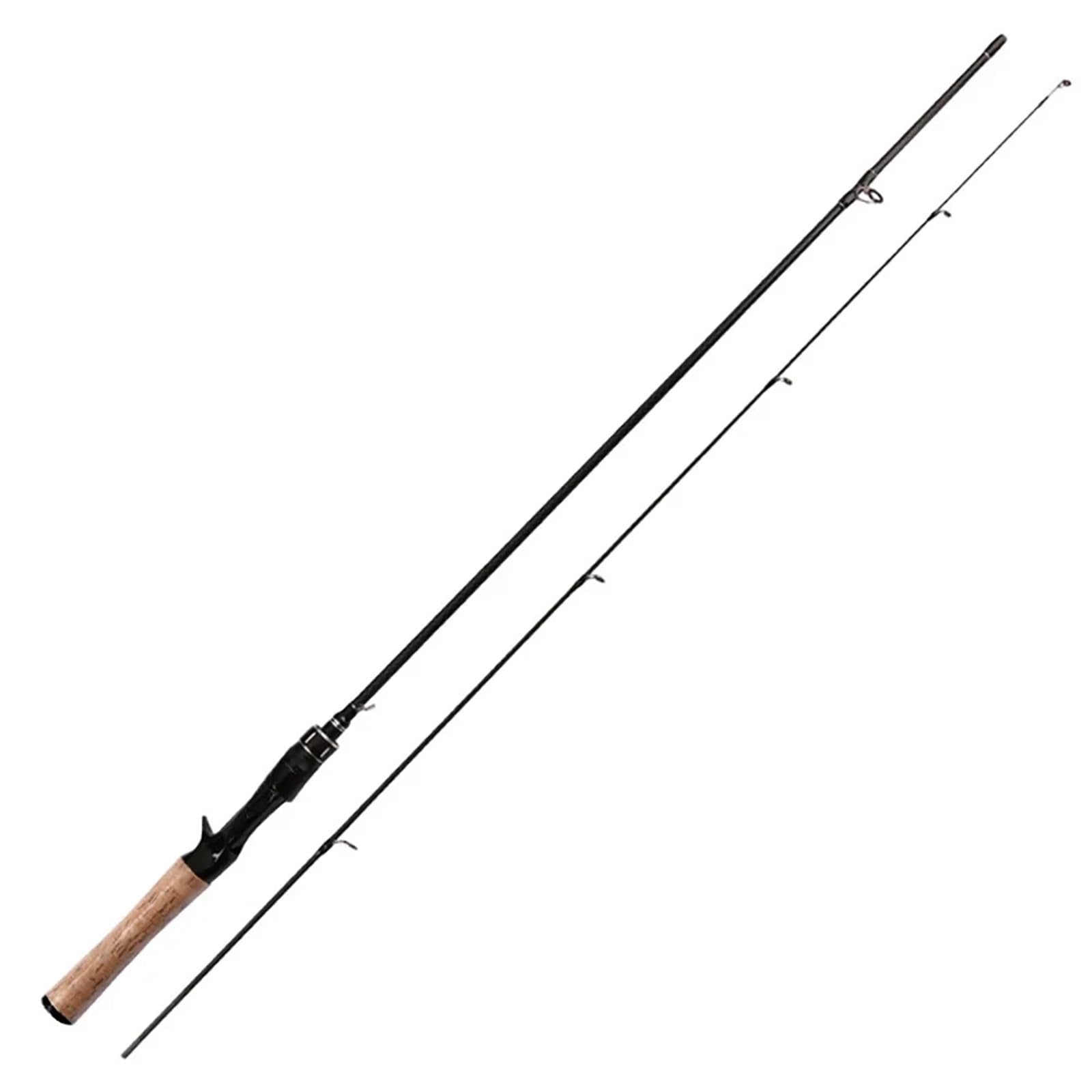 Canna da Pesca Leggera in Carbonio Veloce UL/L Punta Solida Peso richiamo 0,5-8g Linea WT 2-8lb Canna da Pesca alla Carpa Canna da Spinning Canna da Trota Spinning Rods(Casting Rod,1.68M)