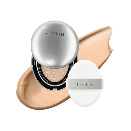 Image of TIRTIR Mask Fit Aura Cushion Foundation, Full coverage, Skin fit, Satin Glow Finish, Korean Cushion Foundation #27C COOL BEIGE| 4.5g