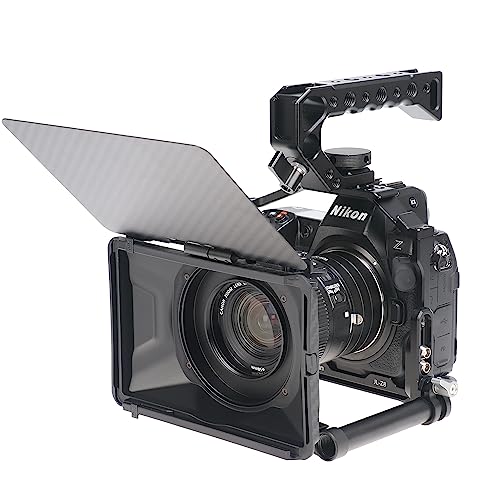 Image of Fotga Z8 Camera Cage Stabilizer Bracket + Top Handle for Nikon Z8 Mirrorless Camera Video Making Filmmaking Compatible Arca Swiss Tripod Ball Head