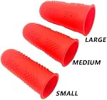 15 Couvercles de doigts en silicone à colle chaude, 5 Couleurs Protège-doigts ou colle chaude de cire de Rosin Résine de miel Adhésifs Scrapbooking Sewing in 3 Tailles-rouge/bleu/jaune/orange/vert