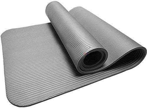 IRIS Fitness Nonslip Exercise Yoga Mat, NBR Multi-Purpose Mat for Fitness, Pilates, Gymnastics, Core Exercises, Stretches and Home Workouts, For Men and Women (183 cm X 61 cm X 10 mm)-picture-21