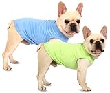 Sychien Dog Lightweight Shirt, Summer Cool Sun Shirts,Stretchy Medium Solid Dog T-Shirts,Soft Pet Sl