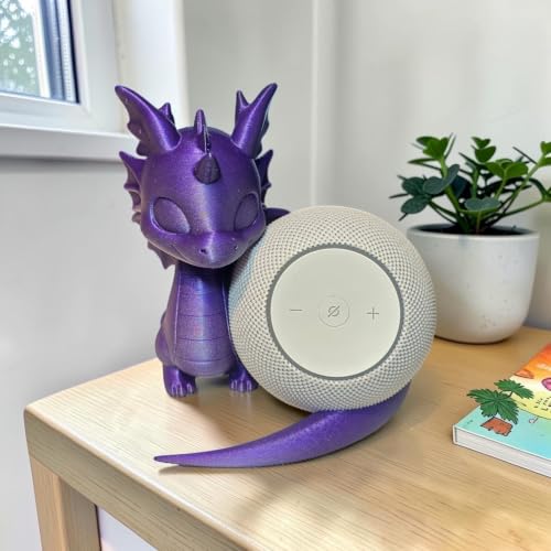 Suporte Alexa Echo Dot 4, 5, Max, Pop Dragão Em Pé Decoração