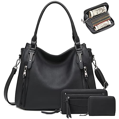 Image of lapsting Hobo Bags for Women Handbags Purse Ladies Boho Shoulder Bag Crossbody Purses Faux Leather