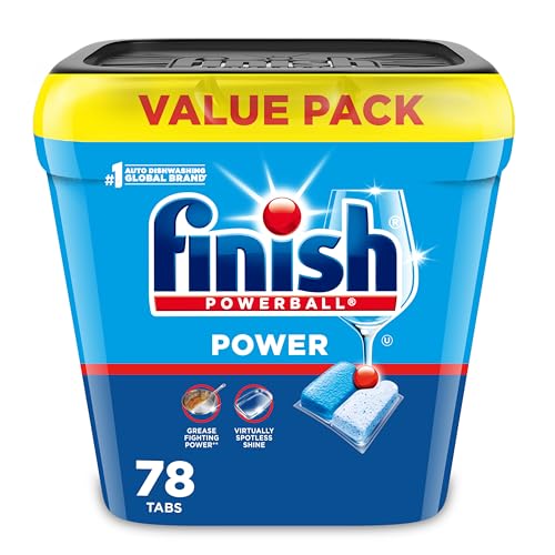 Image of Finish Power Dishwasher Pods, Dish Detergent, Fresh Scent, 78ct