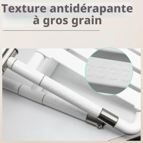 Siège de douche rabattable antidérapant 300 kg ITSOGOO