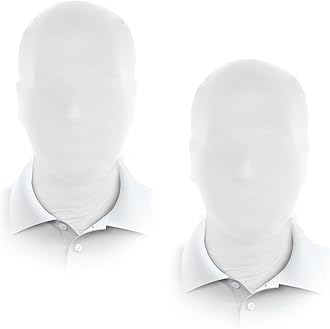 2 Pieces Full Face Mask Halloween Spandex Adult Hood Faceless Morph Head Cloth
