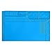 Premium Heat Resistant 932°F Silicone Soldering Mat, Large Anti Static Magnetic Electronic Repair Work Mat for BGA and Gun Soldering Iron, Workbench, Cell Phone Laptop Repair, 21.6'' *13.8 ''