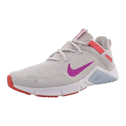 Nike Womens Legend Essential Workout Gym Running Shoes Gray 8.5 Medium (B,M)