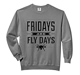 Fridays Are Fly Days Official Drone Quadcopter T-Shirt Comfort Colors Adult Sweatshirt