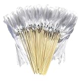 SIYANO 20 varitas de cinta de encaje Whithe, cinta de boda, varita mágica, cinta de latte, decoración de césped, boda, vacaciones, fiesta, suministros de decoración