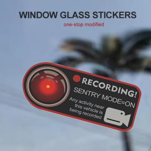 OliveBreeze 10 Stück Warnung Dash Cam Recording Fenster Stickers,Vehicle Kamera Sicherheit Dash Cam Signs,Statische Aufkleber,Kamera Aufnahme Fenster Aufkleber,Videoüberwachung Aufkleber