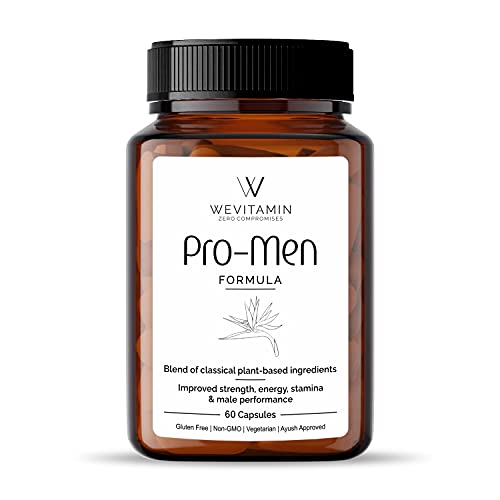 WeVitamin Pro Men Formula | Supplement Of Testosterone Booster, Manage Stamina & Performance | 60 Vegetarian Capsules For Men WeVitamin Pro Men Formula | Supplement Of Testosterone Booster, Manage Stamina & Performance | 60 Vegetarian Capsules For Men