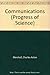 Produktbild Communications (Progress of Science S.)