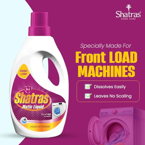 Image of SHATRAS Matic Top Load Liquid Detergent | Stian Remover | 99.9% Germ Protection | Bio Stain Power & Ultra Color Care (Pink 9)