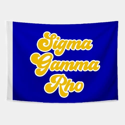Sigma Gamma Rho - Sorority Letter Flag, Logo Design by