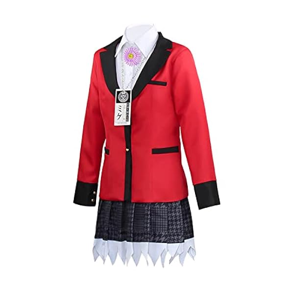 Anime Yumemite Yumemi Cosplay Kostuum Outfit Volledige Set Dwangmatige Gokker Yumeko Jabami Yomoduki Runa Japanse School Meisje JK Uniform Jurk Halloween Party Dress Up Met Pruik