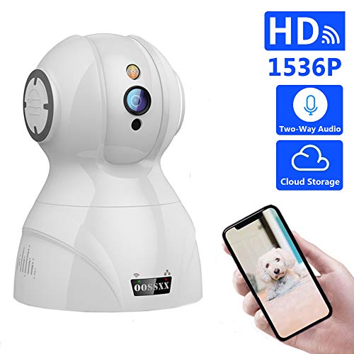 Baby Monitor Camera with app,Wireless 3MP Security Surveillance Camera with Two-Way Audio，Weatherproof WiFi