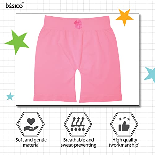 6, 12pk Girls Dance Bike Shorts Under Dress Dance Bike Shorts for Playground Sports or Under Skirts4