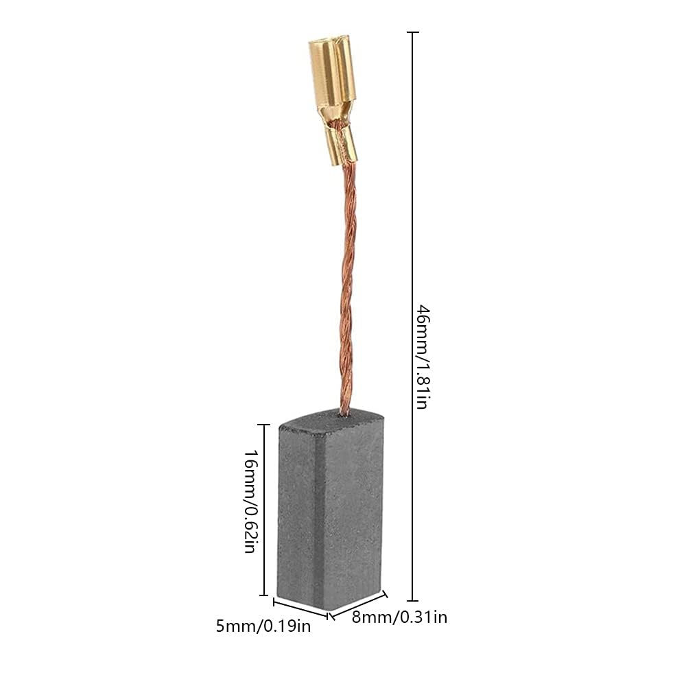 Brosse à Charbon Moteur Universel 16x8x5x46mm S1M-FF03-100A pour Outil Électrique