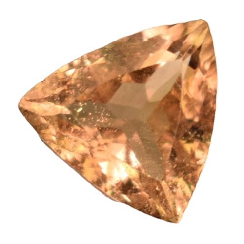 Topaze jaune naturelle Trillion pierre précieuse en vrac pour collier et création bijoux
