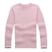 Qolkmuiy-GJ Men's Lightweight Patterned Knitted Sweatershirt Crewneck Cable Knit Pullover Casual Twist Textured Sweaters (Pink,Medium)