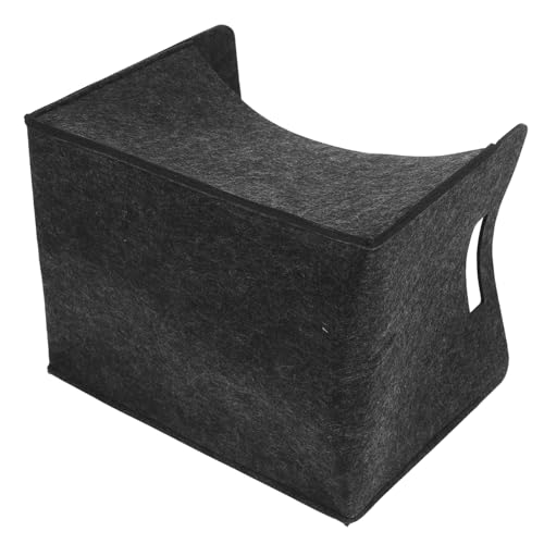 ERINGOGO Felt Storage Basket with Handles Versatile Organizer for Books Toys Clothes and Office Supplies Stylish Design for Easy Storage Deep for Use
