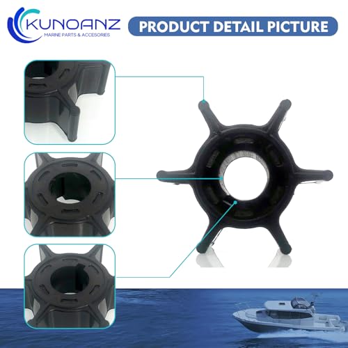 19210-ZW9-013 19210-ZW9-003 Water Pump Impeller For Honda 8 9.9 HP 8HP 9.9HP 4 Stroke Outboard Sierra 18-3100 BF8D BFP8D BF9.9 BFP9.9