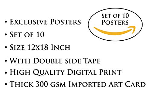 Image of PAPER PLANE DESIGN Inspirational Motivational Quotes Wall Abstract Poster (PACK OF 10 K) (J)