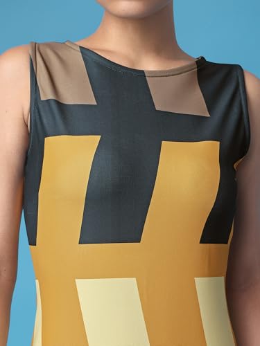 Image of PURVAJA Women's Bodycon Maxi Length Dress (Wini-106-110)