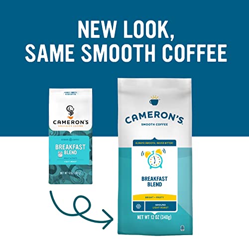 Cameron's Coffee Roasted Ground Coffee Bag, Breakfast Blend, 12 Ounce #TOP1