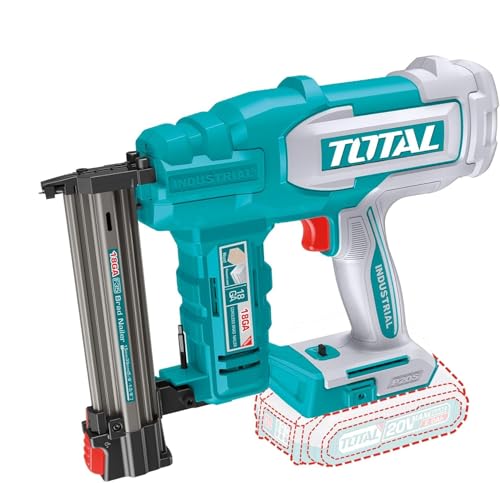 TOTAL - Chiodatrice a batteria 20 V professionale; 2 chiodi; compatibile F15-F35; Caricatore 105 chiodi; Modello TCBNLI2005; Strumento elettrico senza batteria o caricatore