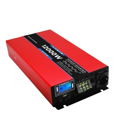 Conversor Inversor Solar para Coche con LED 12KW 8KW Y 5KW Onda Sinusoidal Pura Potencia 12V CC 24V A 220V CA Voltaje 50/60Hz Inversor Corriente(12000W-24V)