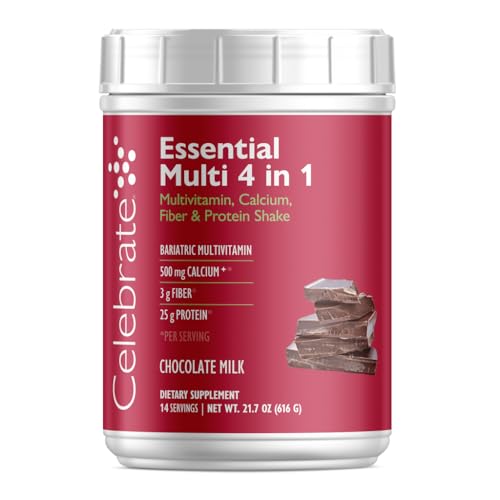 Celebrate Vitamins Essential Multi 4-in-1 Powder - Bariatric Multivitamin, 500mg