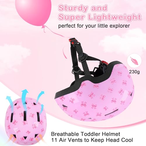 Image of Toddler Helmet, Baby Infant Kids Bike Helmet for Kids Age 1-3 /2-4 /3-5 /5-8 Adjustable Toddler Bike Helmets for Boys Girls for Scooter Skateboard Cycling