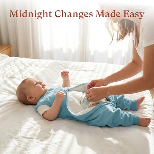 Image of 1.0 TOG Toddler Sleep Sack with Legs for Early Walkers, Wearable Blanket for Tall Walking Toddlers 18-36 Months