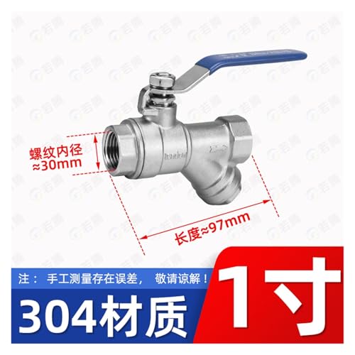 Vanne de commutation eau et climatisation inox 304 filtre Y format G1 - 3
