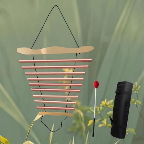 Instrumento de viento horizontal para meditación profunda con 9 notas musicales plata 3